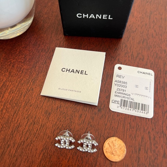 Chanel CC earrings purchased at Chanel in Nordstrom flagship store - Picture 6 of 6